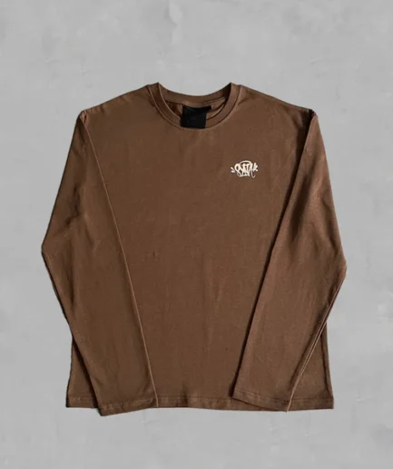 SYNA LONGSLEEVE BROWN SWEATSHIRTS