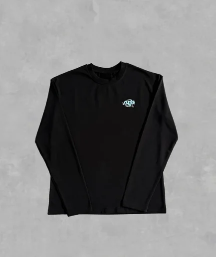 SYNA-LONGSLEEVE-BLACK-BLUE SWEATSHIRTS