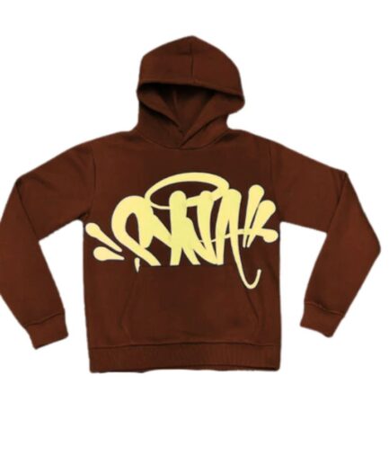 Synaworld Syna Logo Brown Hoodie